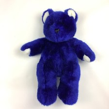 Vintage The Bear Factory 2001 Teddy Bear Blue Plush Stuffed Animal Toy 15"