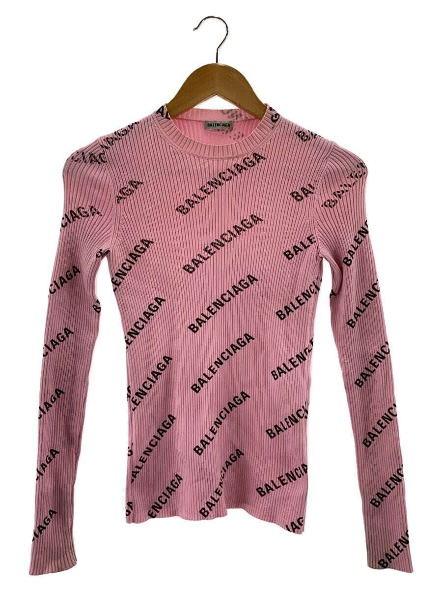 BALENCIAGA long sleeve cut and sew TShirt pink S | eBay