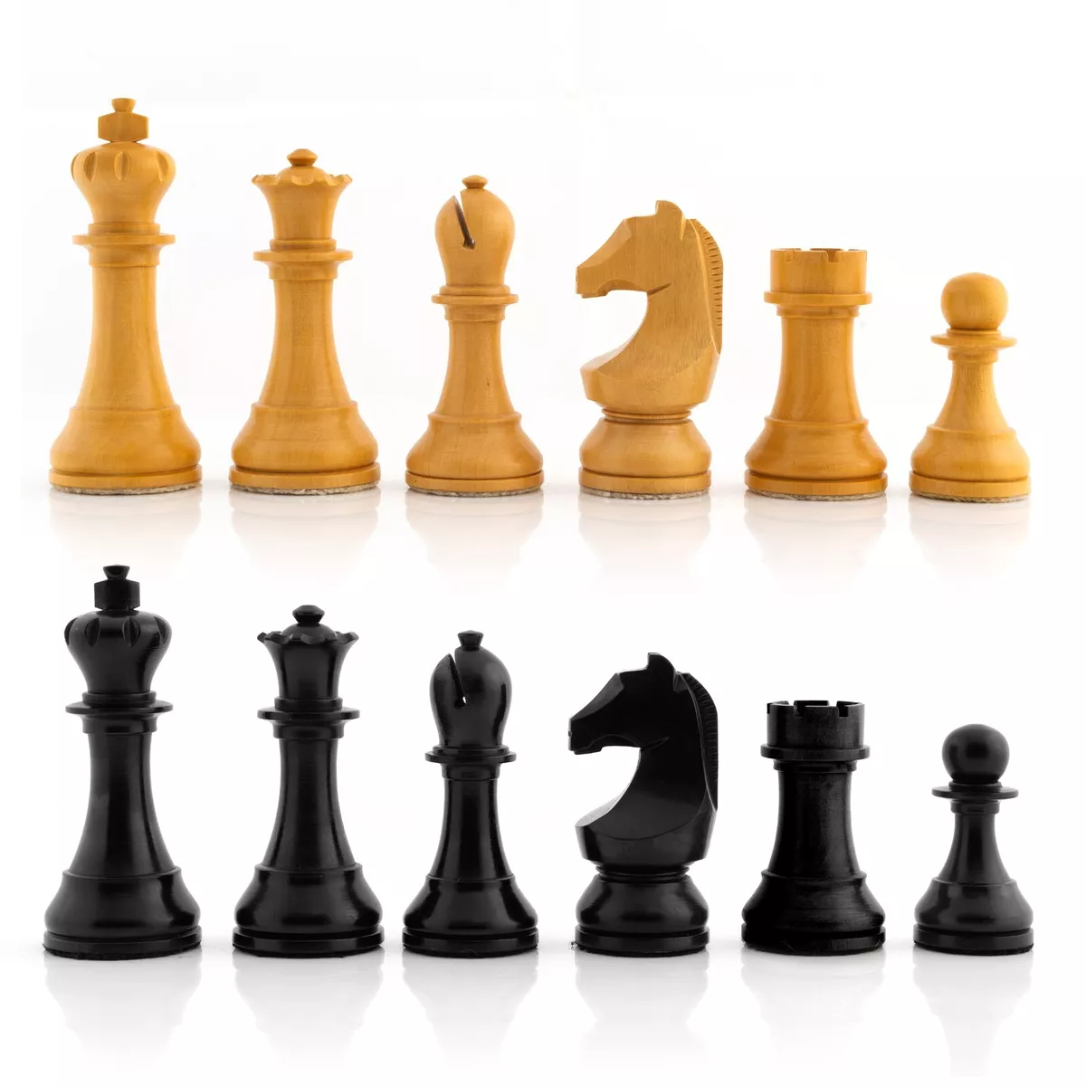  The Championship Chess Set - Pieces Only - 3.75 King (Ebonized  Boxwood) : Toys & Games