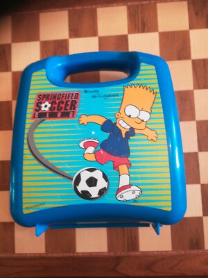 The Simpsons Bart Springfield Soccer Club blaue Brotdose 2006 von Zak Designs