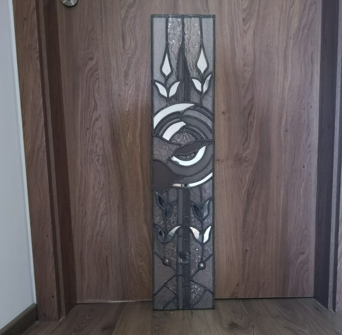 Leaded stained glass panel eBay