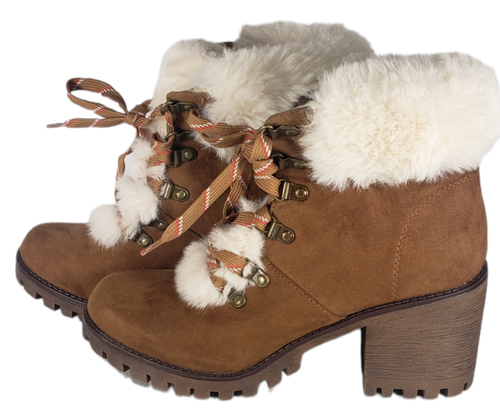 Holiday Winter Boot Faux Fur 8M | eBay