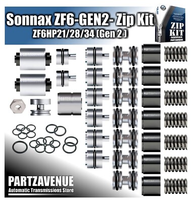 Getriebe Mechatronik Ventilkörper Zip Kit ZF6HP21, 6HP28, 6HP34 Gen 2 Zip Kit