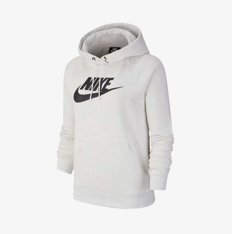 Nike Sportswear Essential Fleece Pullover Hoodie Womens L Light