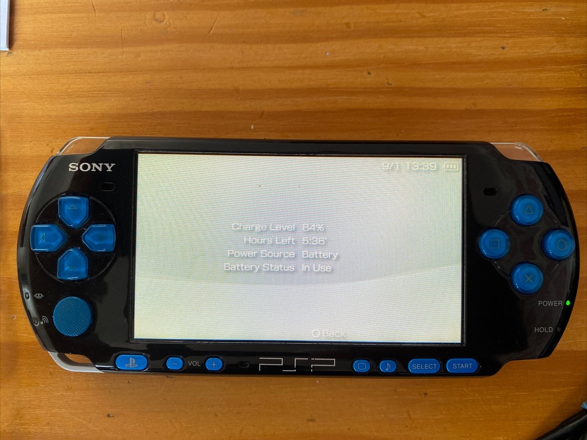 Sony PSP-3000 / 3003 - 64GB Piano Black Handheld System Bundle