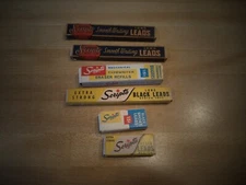 Lot of 6 Vintage Scripto Leads and Typewriter erasers Refills in Boxes USA