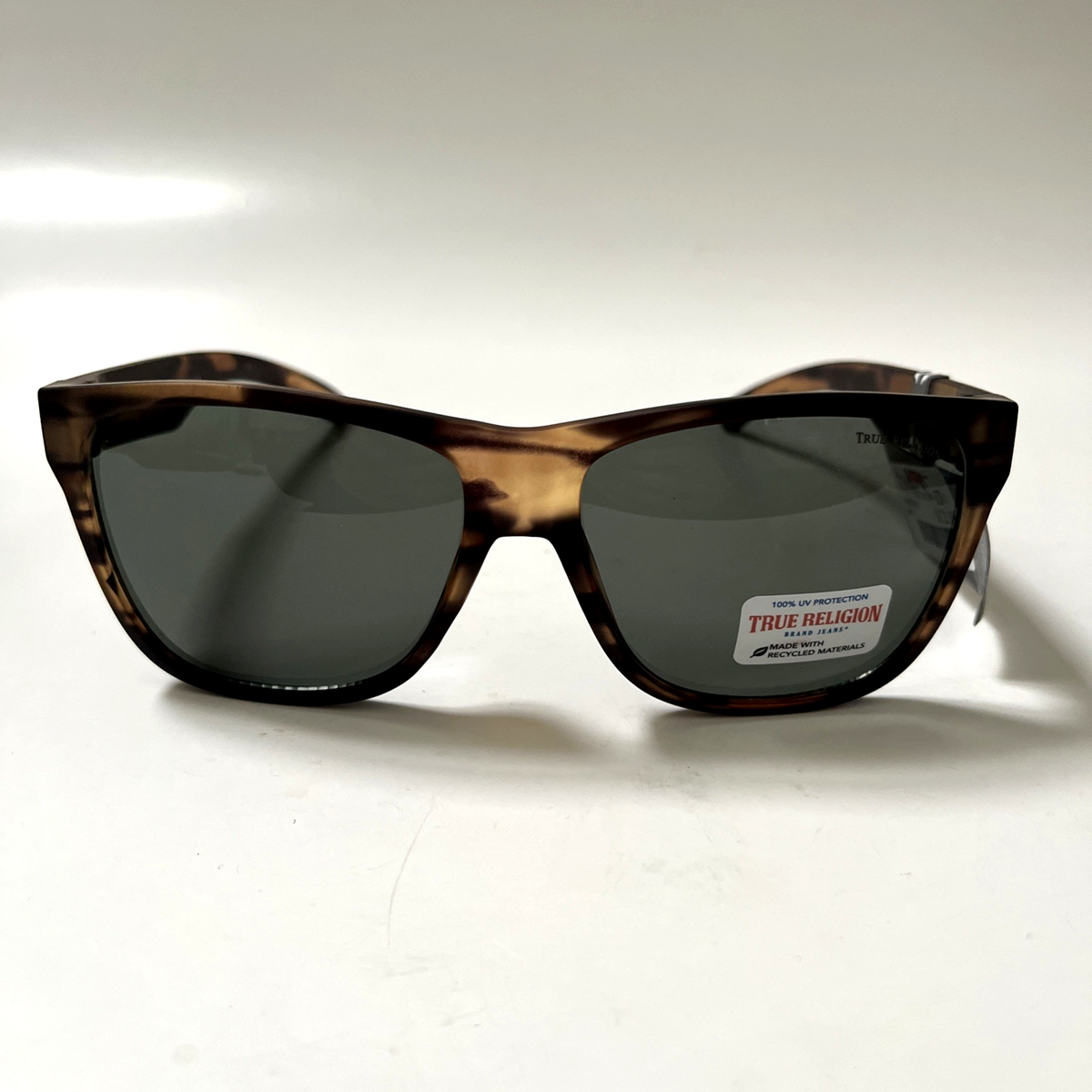 NWT Original TRUE RELIGION Square Sunglasses‎ Classic Acetate Gold Logo NWT Original TRUE RELIGION Square Sunglasses Classic Acetate  main image 2