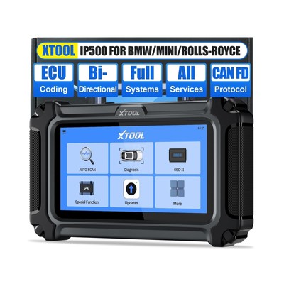 XTOOL IP500 for BMW OBD2 Scanner, Full Systems Bi-Directional Scan Tool, Batt...