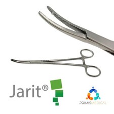 Jarit 505-300 Heany Hysterectomy Forceps Single Tooth Light 8-1/4"