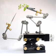 Macro Micrometer Clamp Holder Stack Table 360  Rotate Clip Slide Rail Base Plate