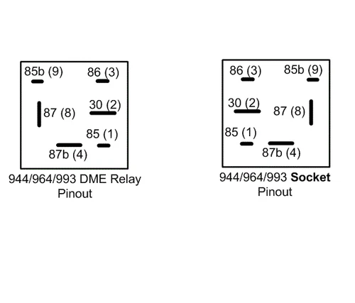 DME Fuel Pump Relay OEM Fits Porsche 924S 944 S S2 Turbo 964 968 993 99361522701 - Picture 2 of 6