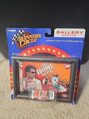 NASCAR WINNERS CIRCLE #20 TONY STEWART FRAMED ART & 1/64 SCALE CAR Home Depot