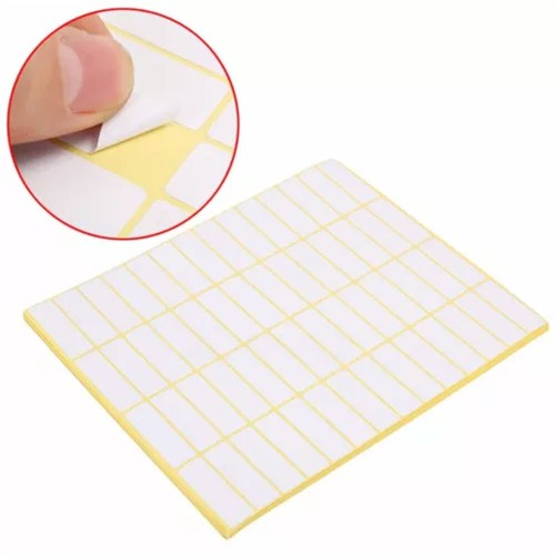 1680pcs Matte White Self Adhesive Labels Small Blank Sticky Price Tags Stickers - Picture 4 of 13