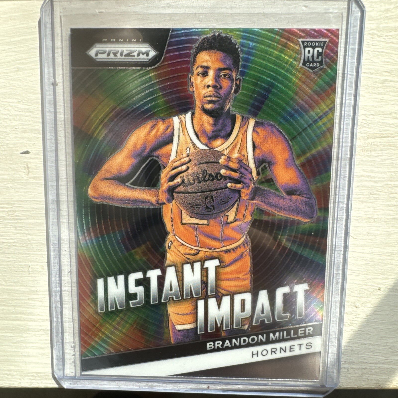 2023-24 Panini Prizm - Instant Impact Silver Prizm #4 Brandon Miller (RC)
