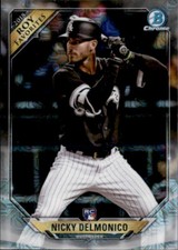 2018 BOWMAN CHROME ROYF FAVORITES CHICAGO WHITE SOX RC NICKY DELMONICO #ROYF-ND