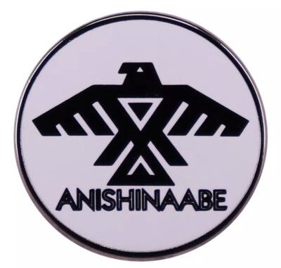 Anishinaabe Indianer Donnervogel Ojibwe Algonkin Anishinaabeg Pin Anstecker