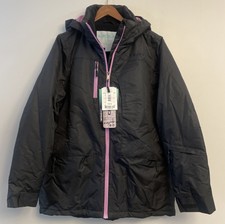 Liquid Coat Parka Serene Ski Jacket Waterproof W28005oly Black Sz Xl $160 Nwt