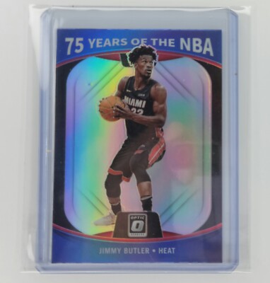 2021-22 Prizm Basketball JIMMY BUTLER 75 Years of NBA OPTIC INSERT No ...