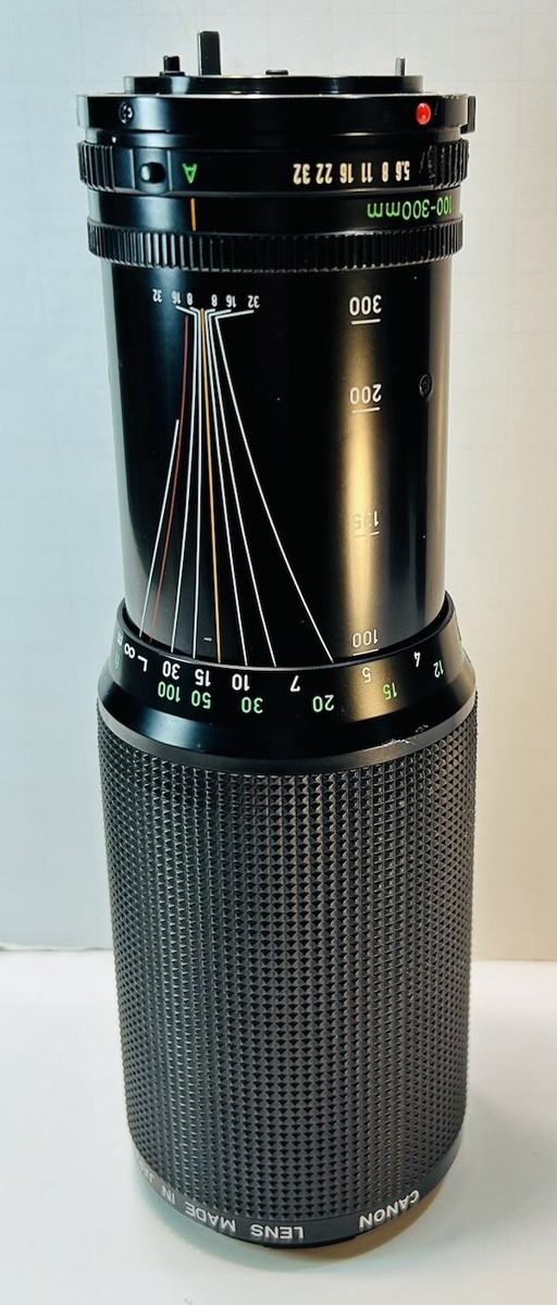 Vintage Canon Zoom Lens FD 100-300mm 1:5.6 Made In Japan UNTESTED