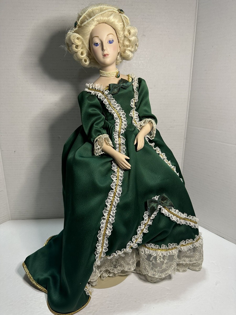 その他 franklin heirloom dolls Franklin Heirloom Dolls Marie Antoinette Madame de Pompadour