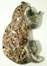 Retro Mosaic  Animal Charm or Pendant for Crafting Repurpose Repair Heavy 65g