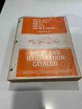 1982-1990 Chevrolet Gm Factory Parts Catalog Manual Caprice Impala