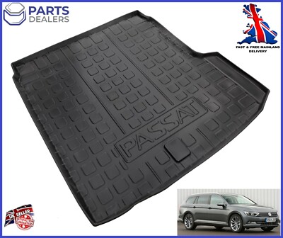 BOOT LINER MAT FOR VW PASSAT B8 SALOON 2014-2019 TAILORED ANTI SLIP ...