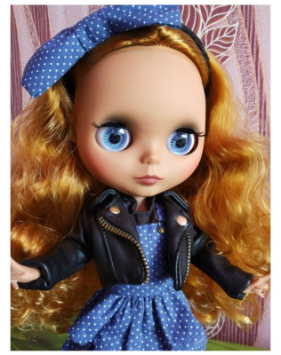 Neo Blythe Doll BJD Nude Joint Body Dark Matte Face Interactive Articulated Toys