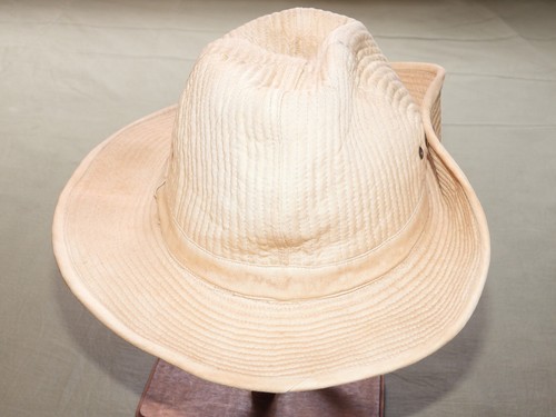 Vtg BANANA REPUBLIC FRENCH FOREIGN LEGION INDOCHINA STYLE MULTI-STITCH BUSH HAT - Picture 7 of 12