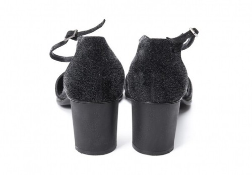 EMPORIO ARMANI Brushed Mary Jane Heel Pumps Size 38(K-130709) - Picture 6 of 12