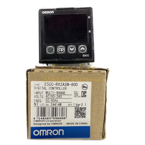 Omron E5CC-RX2ASM-800 100-240VAC Temperature Controller New in Box 1Pcs.