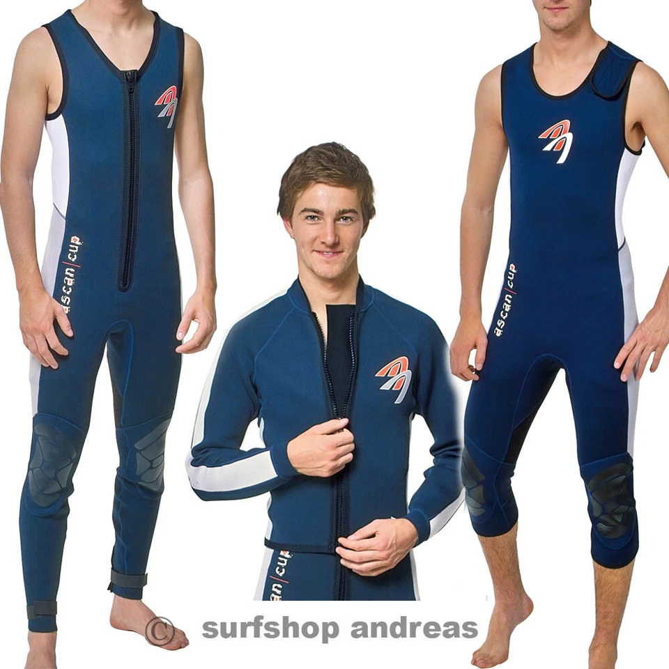 ASCAN Cup Neoprenanzug Herren Long John Hose, Bolero Jacke, Monoshorty, Combi 20