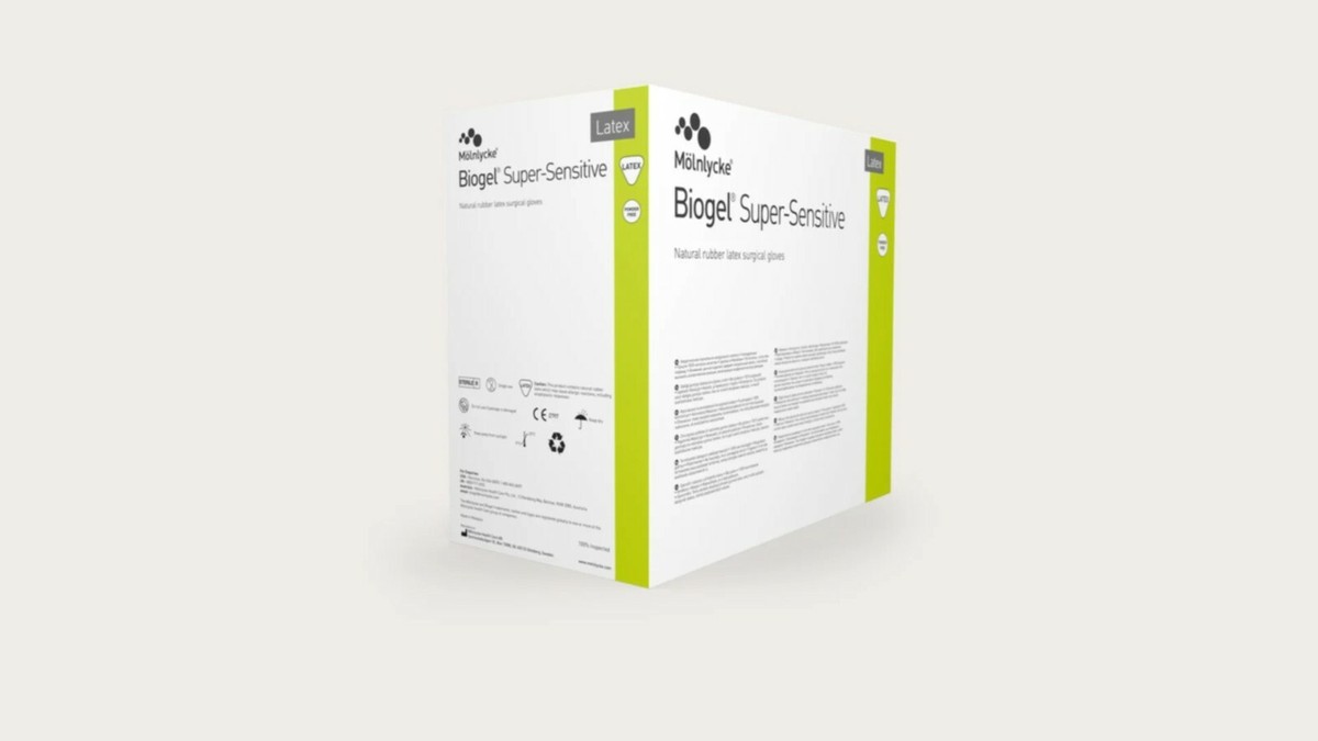 50-Pairs* Molnlycke Biogel Super-Sensitive Latex Surgical