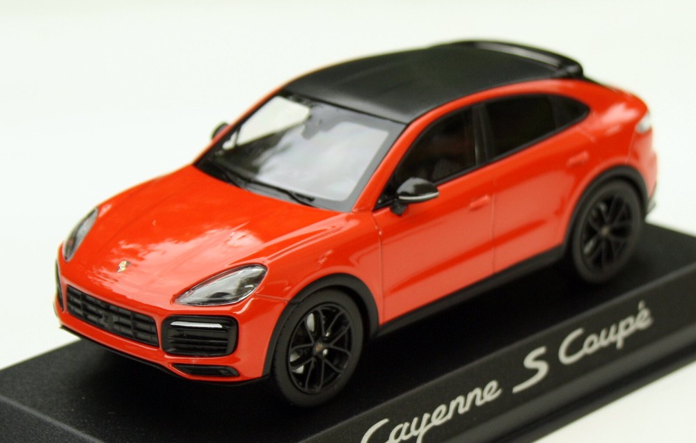 Porsche Cayenne S Coupe Year 2019-2023, Red Orange, Norev Model In Scale 1:43
