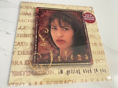 Sealed Selena ''I'm Getting Used To You'' 1996 12'' LP Single David Morales Remixes