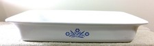 Vintage Corning Ware Blue Cornflower 2 Quart P-332 Rectangle Baking Dis