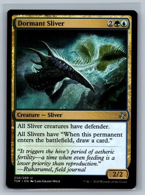 Magic The Gathering Time Spiral Remastered Dormant Sliver #250/289 MTG TCG CCG