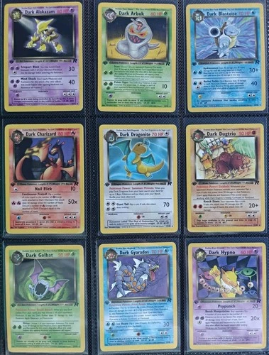 Complete Team Rocket Set Non Holo 1st Edition Pokemon Cards 1999 19-82 Charizard