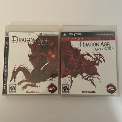 BioWare EA Dragon Age Origins + Awakening (2 Discs/Cases, Manual) PS3 CIB