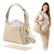 JourCraf Dog Carrier Sling for Small Dogs, Front Cat Sling & Cats Up to 15 lb...