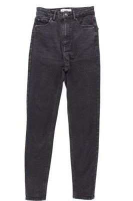   Pull&Bear Skinny Jeans Skinny Jeans für Damen Gr. 34, XS grau  
