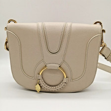 Borsa See By Chloe Hana in pelle ciottolata con anello intrecciato sella a...