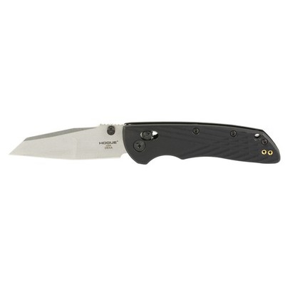 Hogue Deka Manual Folder 24369 3.25'' Wharncliffe Blade Black Polymer