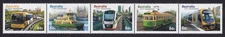 AUSTALIA 2012 City Transport set of 5 SG 3724-3728 MNH/** (CV £11)