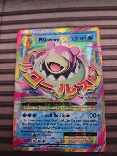 Pokémon TCG Evolutions Ultra Rare Card M Slowbro EX 27/108