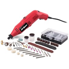 Versatile 121pc 130W Corded Rotary Tool Kit with Dremel-Compatible Accessories