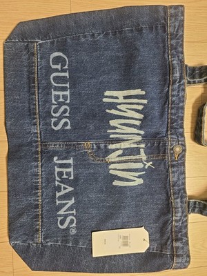 straykids GUESS ヒョンジン デニムトートバッグ GUESS x Hyunjin (StrayKids) Denim Tote Bag | eBay