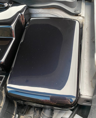 Proform Motor Sicherungskasten Abdeckung - Schwarz glänzend Kunststoff - passend für Hyundai i30 i30N