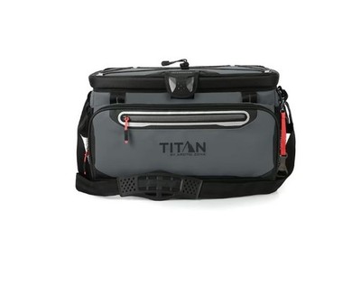 Titan by Arctic Zone Sharkskin Gray 48 Cans Soft Insulated Bag cooler