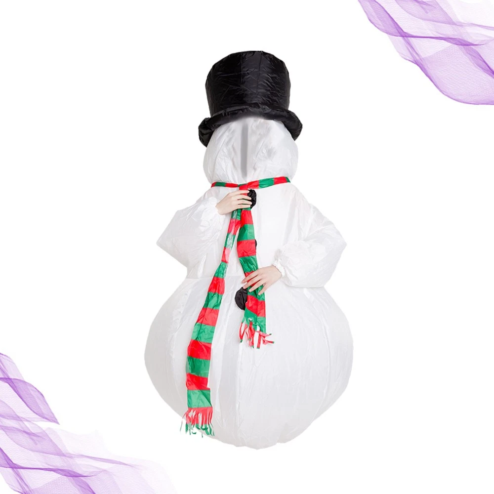 VETEMENTS Pupazzo di neve gonfiabile vestiti miss outfit vestito cosplay festa costume